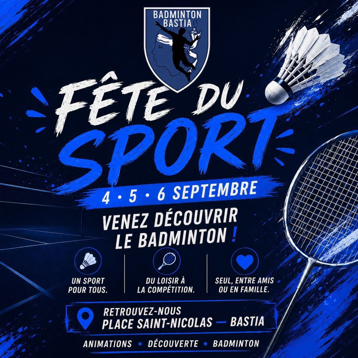 🔵 LA FESTA DI U SPORT ARRIVE À BASTIA !…